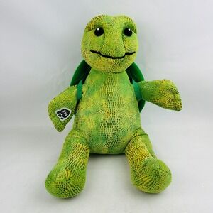 Build A Bear Green Sea Turtle Removable Shell Plush‎ Stuffed Animal Toy Sound